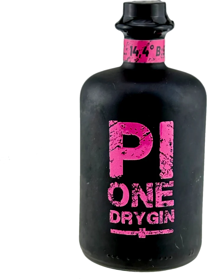Flasche PI One Dry Gin – Ingwer-Orange